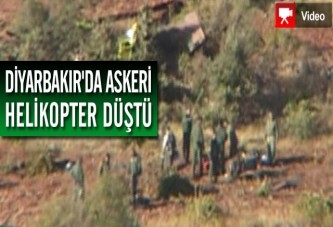 Lice'de askeri helikopter düştü: 1 şehit