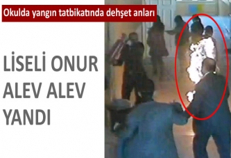 Liseli Onur'un alev alev yandı