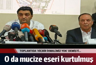 Madenin işletme müdürü de mucize eseri kurtulmuş