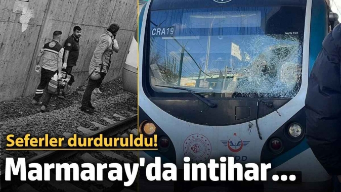 Marmarayda bir kişi intihar etti... Seferler durduruldu