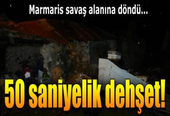 Marmaris'te hortum büyük hasara yol açtı