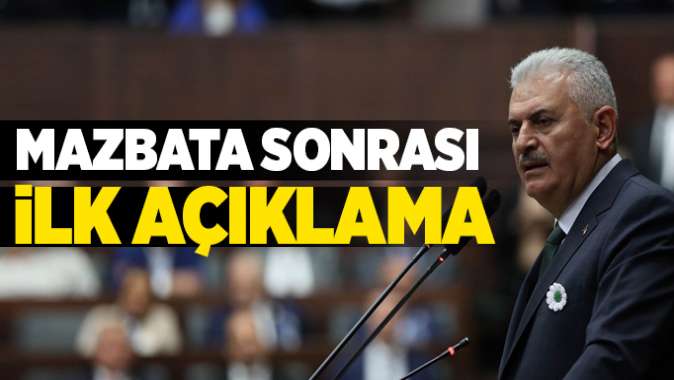 Mazbata sonrası Binali Yıldırım'dan ilk açıklama!