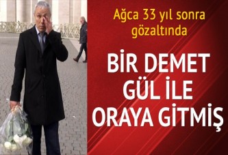 Mehmet Ali Ağca Papa'nın kabrini ziyaret etti