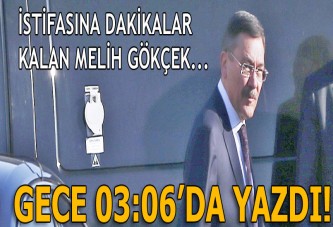 Melih Gökçek bugün istifa ediyor!