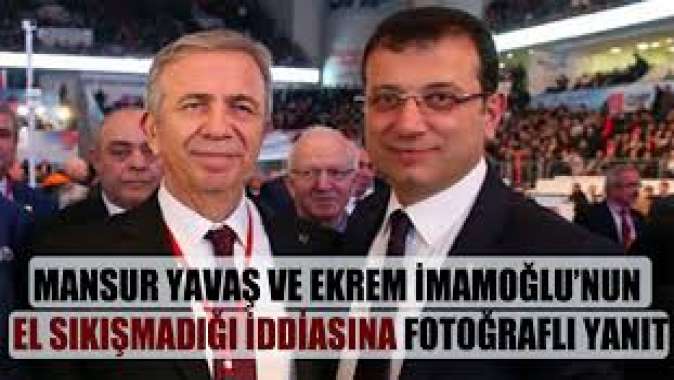 Melih Gökçekin el sıkışmadı iddiası! Fotoğrafla yanıt verdiler