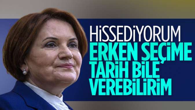 Meral Akşener erken seçim için tarih verdi