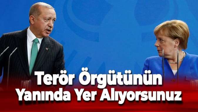 Merkelin skandal çağrısına, Erdoğan’dan sert tepki