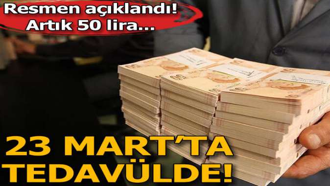 Merkez Bankası duyurdu! 23 Martta tedavülde...