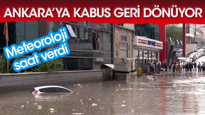 Meteoroloji uyardı. Ankaraya kabus geri dönüyor.