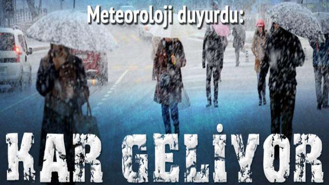 Meteoroloji yeni haftanın hava durumunu yayınladı! Kar geliyor