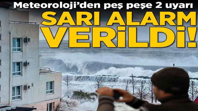 Meteoroloji yeni raporu yayımladı! İki il için uyarı