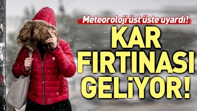 Meteorolojiden kuvvetli kar yağışı uyarısı!.