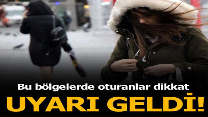 Meteorolojiden sağanak yağış uyarısı!