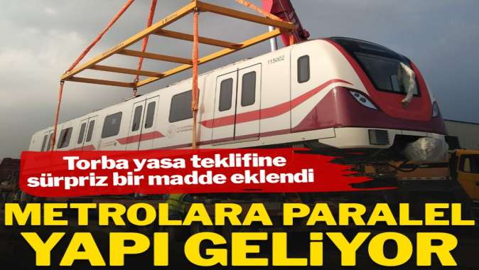 Metrolara paralel yapı geliyor