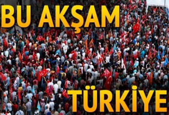 Meydanlarda demokrasi nöbeti