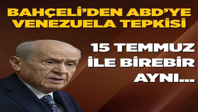 MHP Lideri Bahçeli'den Venezuela mesajı: 15 Temmuz ile aynı