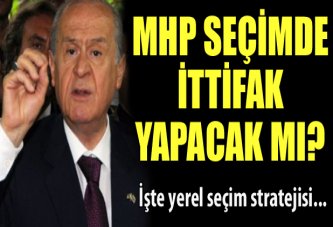 MHP seçimde ittifak yapacak mı?