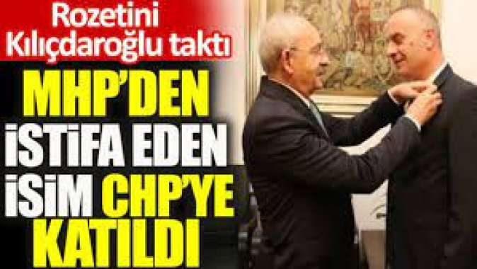 MHPden istifa eden isim CHPye katıldı