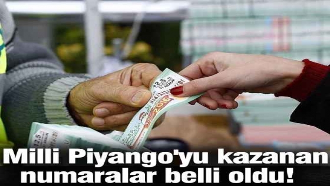 Milli Piyango'yu kazanan numaralar belli oldu!