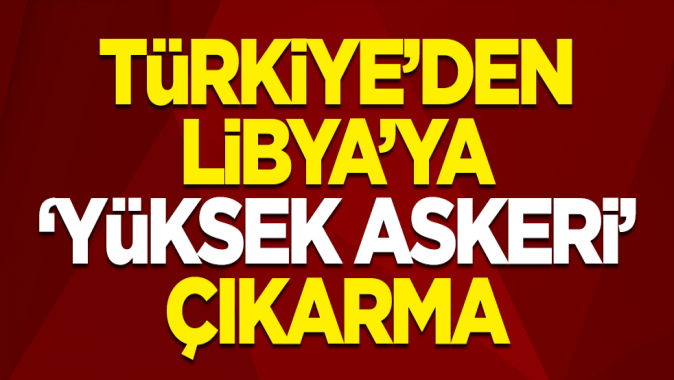 Milli Savunma Bakanı Hulusi Akar ve TSK komuta kademesinden Libyaya çıkarma