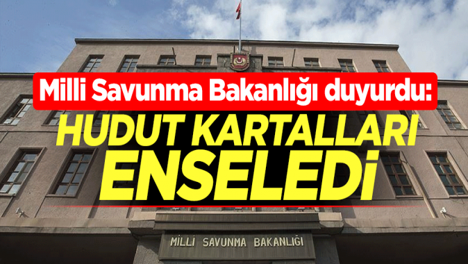 Milli Savunma Bakanlığı duyurdu: Hudut kartalları enseledi