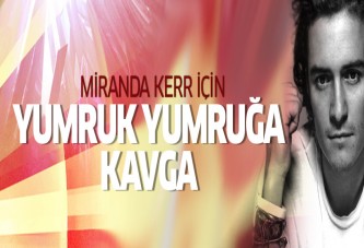 Miranda Kerr için yumruk yumruğa kavga