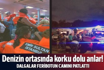 Mudanya-Kabataş feribotunda korku dolu anlar