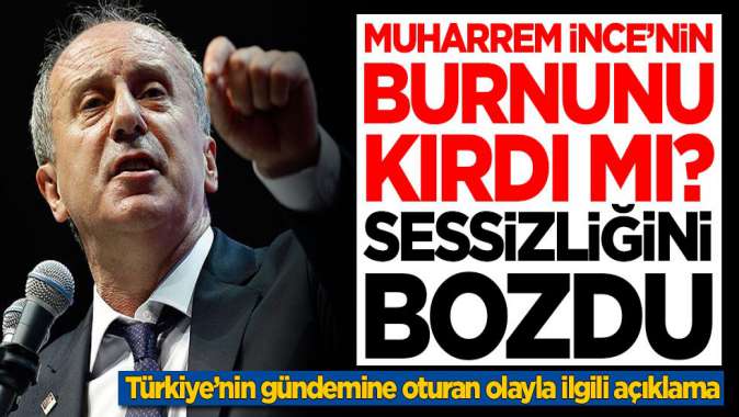 Muharrem İncenin burnunu kırdı mı? Mehmet Siyam Kesimoğlundan açıklama