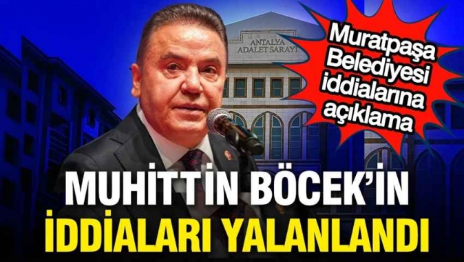 Muhittin Böcekin iddiaları yalanlandı