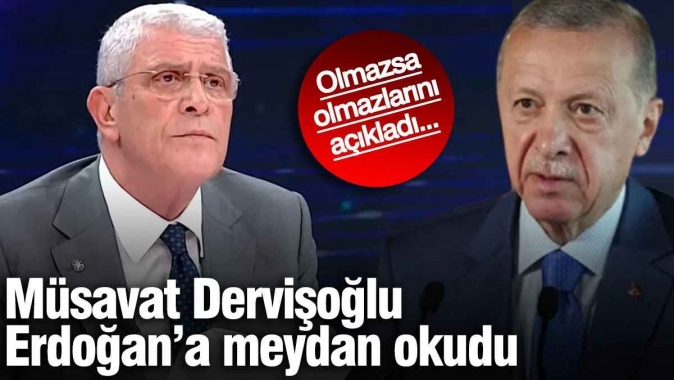 Müsavat Dervişoğlu, Erdoğan'a meydan okudu! Olmazsa olmazlarını açıkladı...