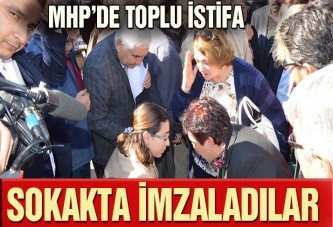 Nazilli’de 150 kişi MHP’den istifa etti