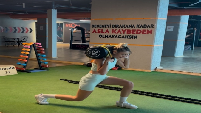 NEVİDE ÇİÇEK: HAYATI SPOR, FORMU AZİM!