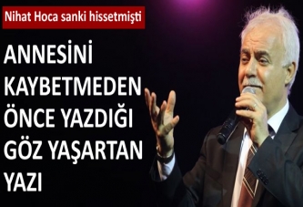 Nihat Hatipoğlu'nun acı günü