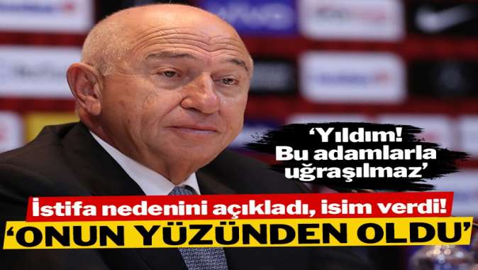 Nihat Özdemir, TFF’den istifa nedenini açıkladı: ‘Göksel Gümüşdağ’