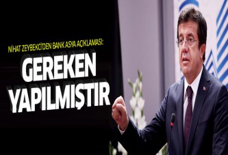 Nihat Zeybekci'den Bank Asya açıklaması