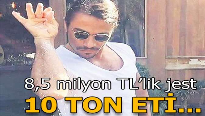 Nusretten 8,5 milyon liralık jest! 10 ton eti..