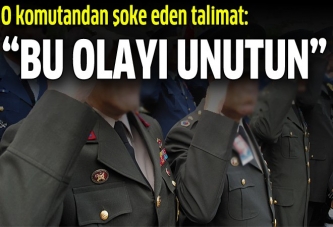 O komutan hakkında şok suçlama