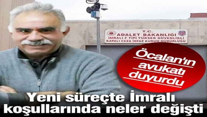 Öcalanın avukatı duyurdu: Yeni süreçte İmralı koşullarında neler değişti