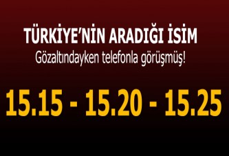 Öksüz gözaltında telefonla konuşmuş!