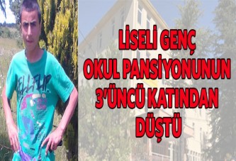 Okul pansiyonundan düştü