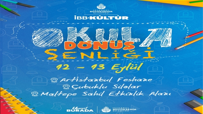 “OKULA DÖNÜŞ ŞENLİĞİ” 12-13 EYLÜL’DE İSTANBUL’UN ÜÇ FARKLI NOKTASINDA ÇOCUKLARLA BULUŞUYOR!