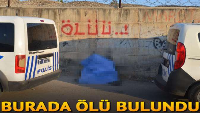 Ölü yazan duvarın önünde ölü bulundu