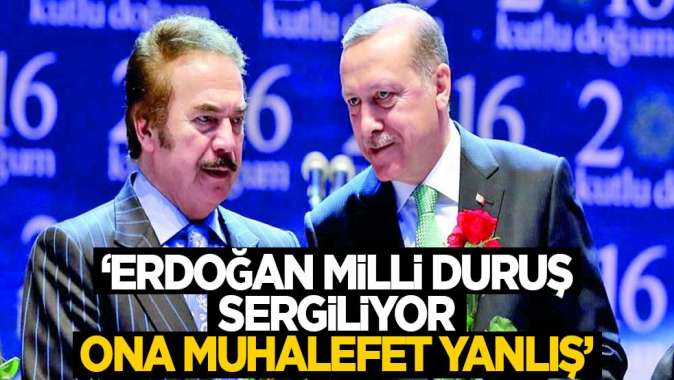 Orhan Gencebay'dan ders niteliğinde sözler: Erdoğan milli duruş sergiliyor, muhalefet etmek yanlış