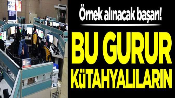 Örnek alınacak başarı! Bu gurur Kütahyalıların