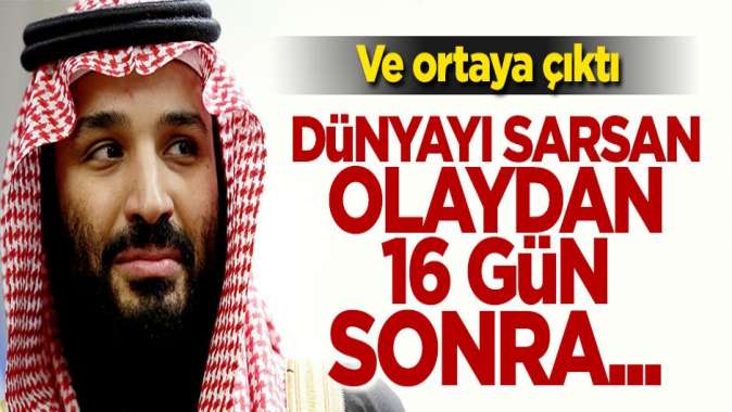 Ortaya çıktı! Dünyayı sarsan olaydan 16 gün sonra...