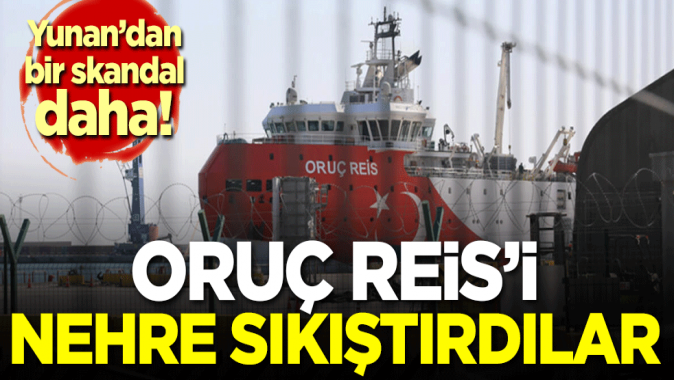 Oruç Reisi nehre sıkıştırdılar! Yunandan bir skandal daha