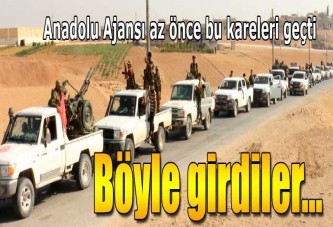 ÖSO Cerablus'ta ele geçirilen köye böyle girdi