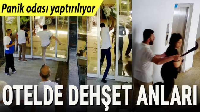 Otelde dehşet anları!