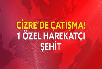 Özel harekatçımız şehit düştü