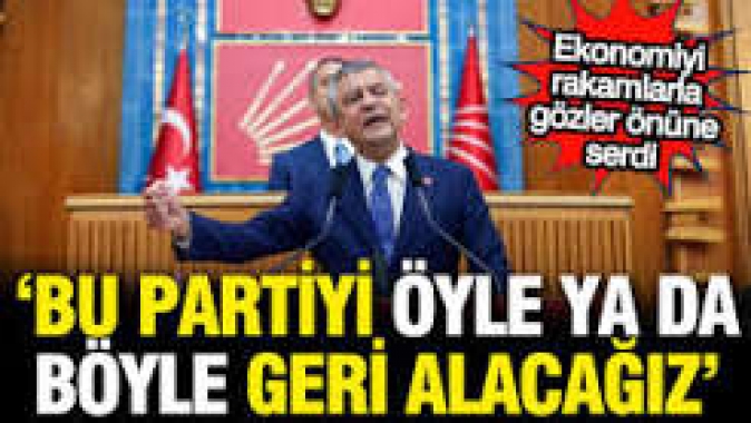 Özgür Özel yeni parti kararını açıkladı